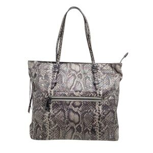 {Aimee Kestenberg}Leather Metallic Snakeskin Tote